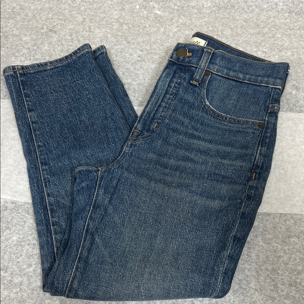 Madewell Indigo Straight Leg Denim Jeans